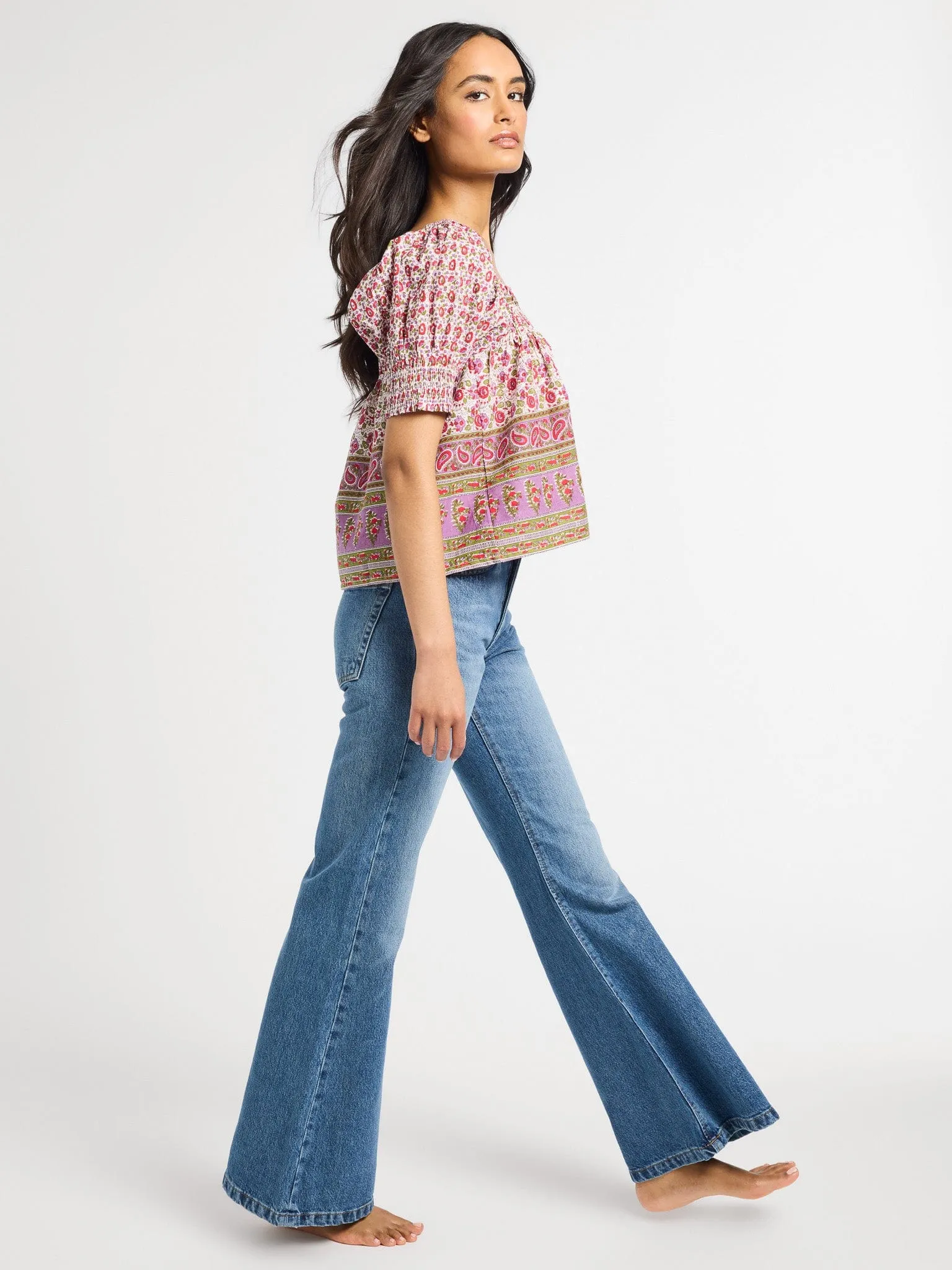 Caro Top in Heirloom Reinforced Hems