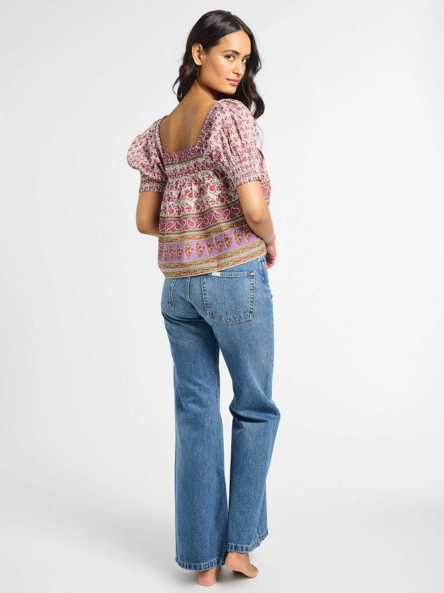 Eco Dye Process Caro Top in Heirloom