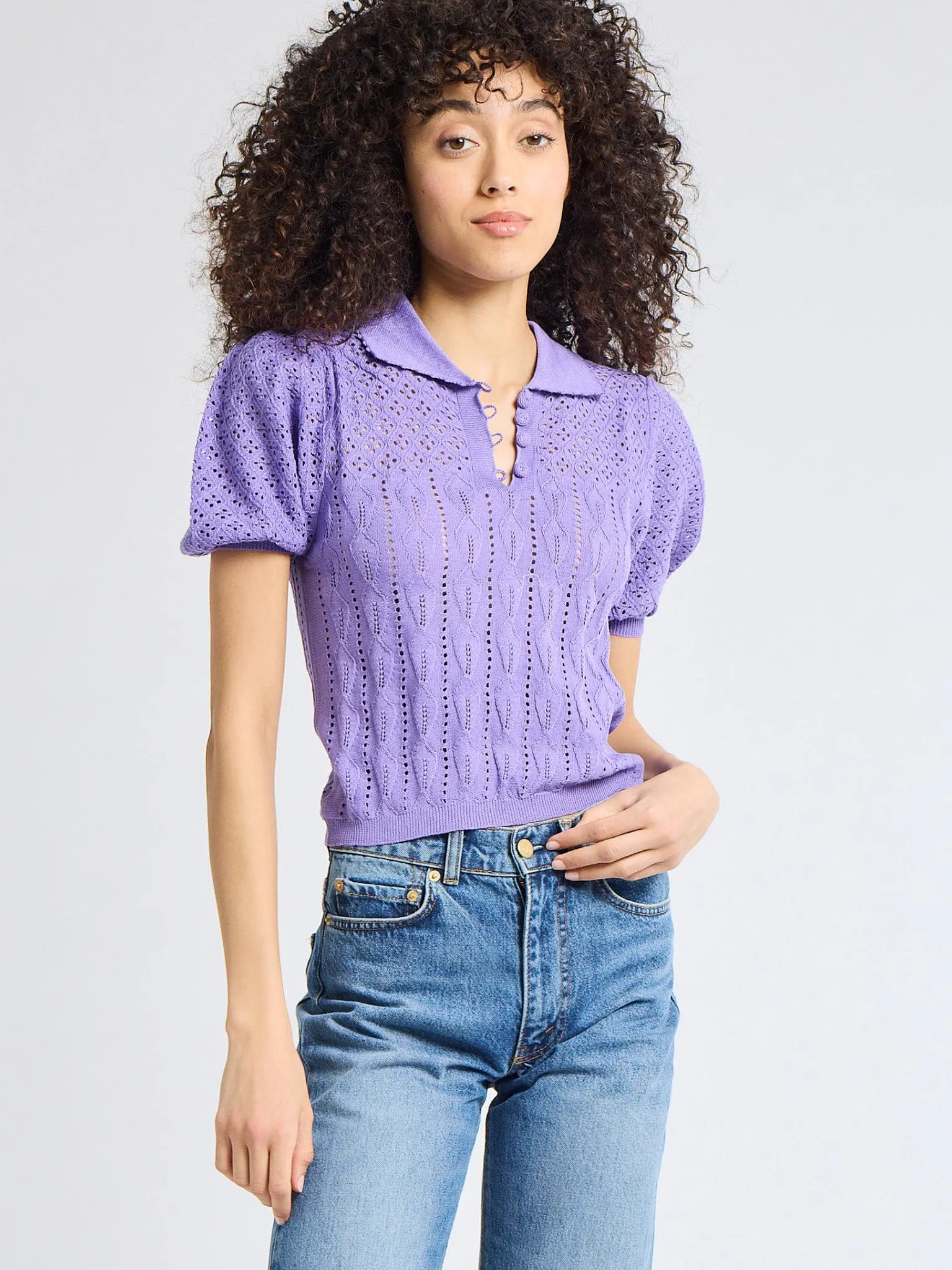 DurableCollarStays Nina Henley in Periwinkle