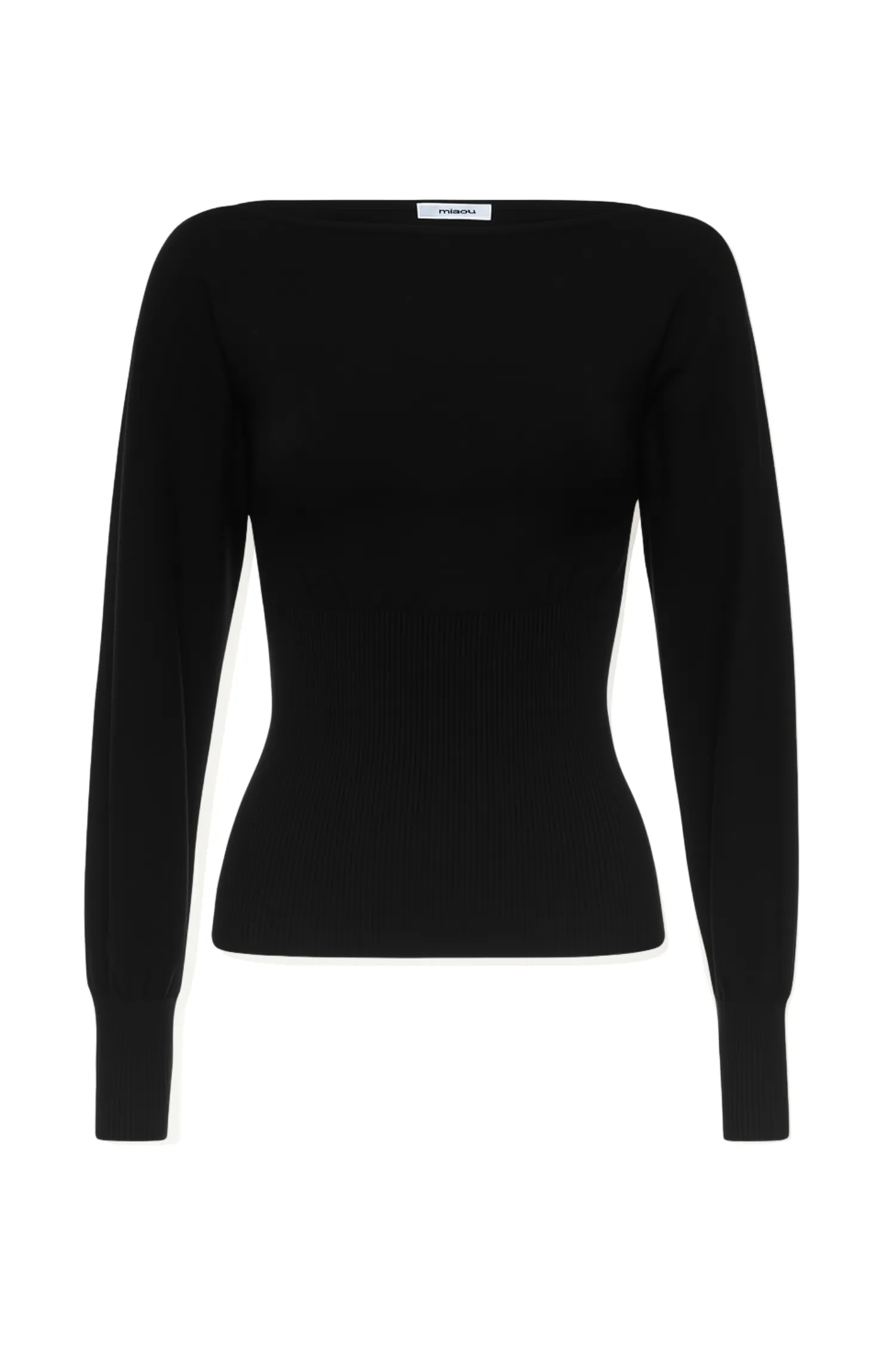 ODESSA TOP - BLACK LatticeKnit