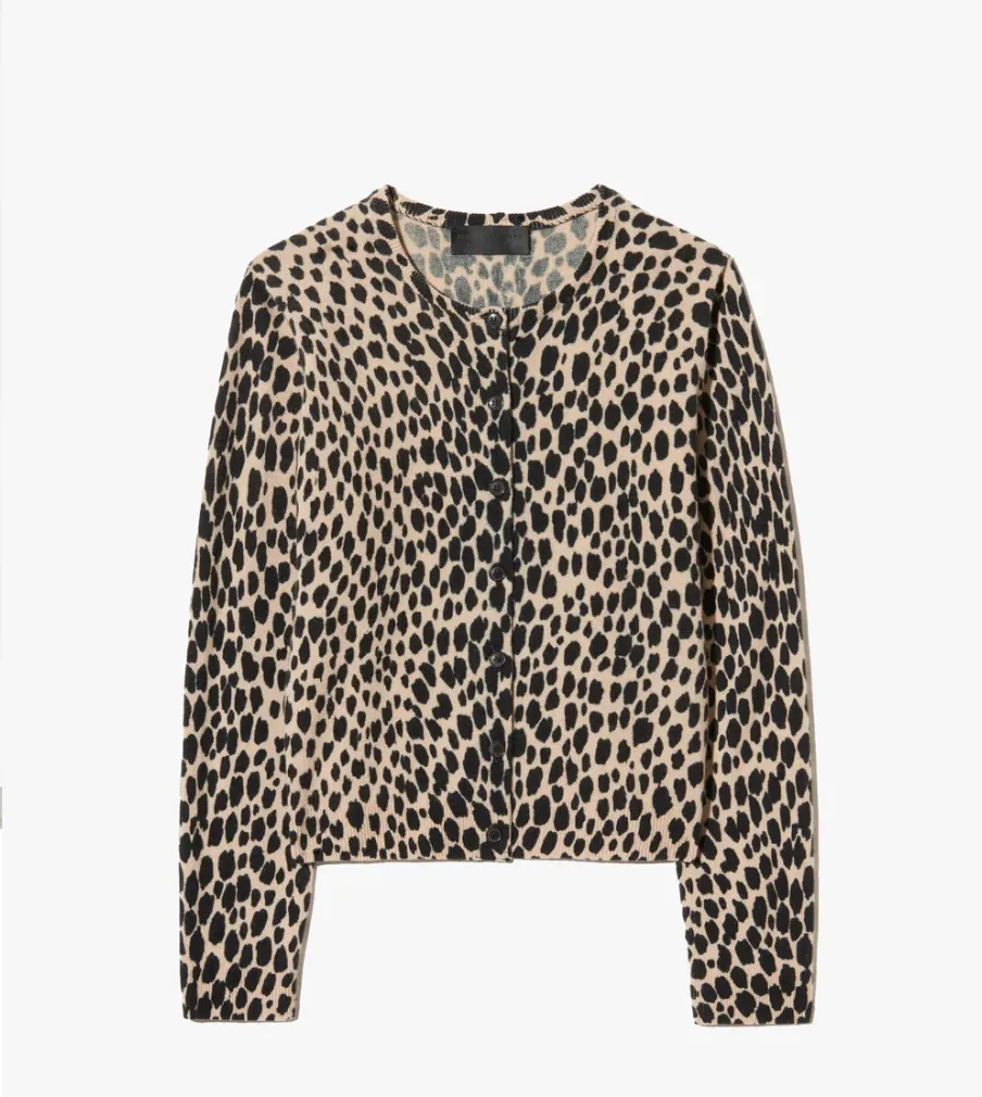 NILI LOTAN KEELAH CARDIGAN Classic Crew Neck