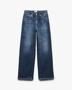 RAG AND BONE MIRAMAR TERRY WIDE LEG PANT Ribbed Collar Design