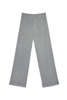 Sparkle Trousers - Silver Timeless Utility