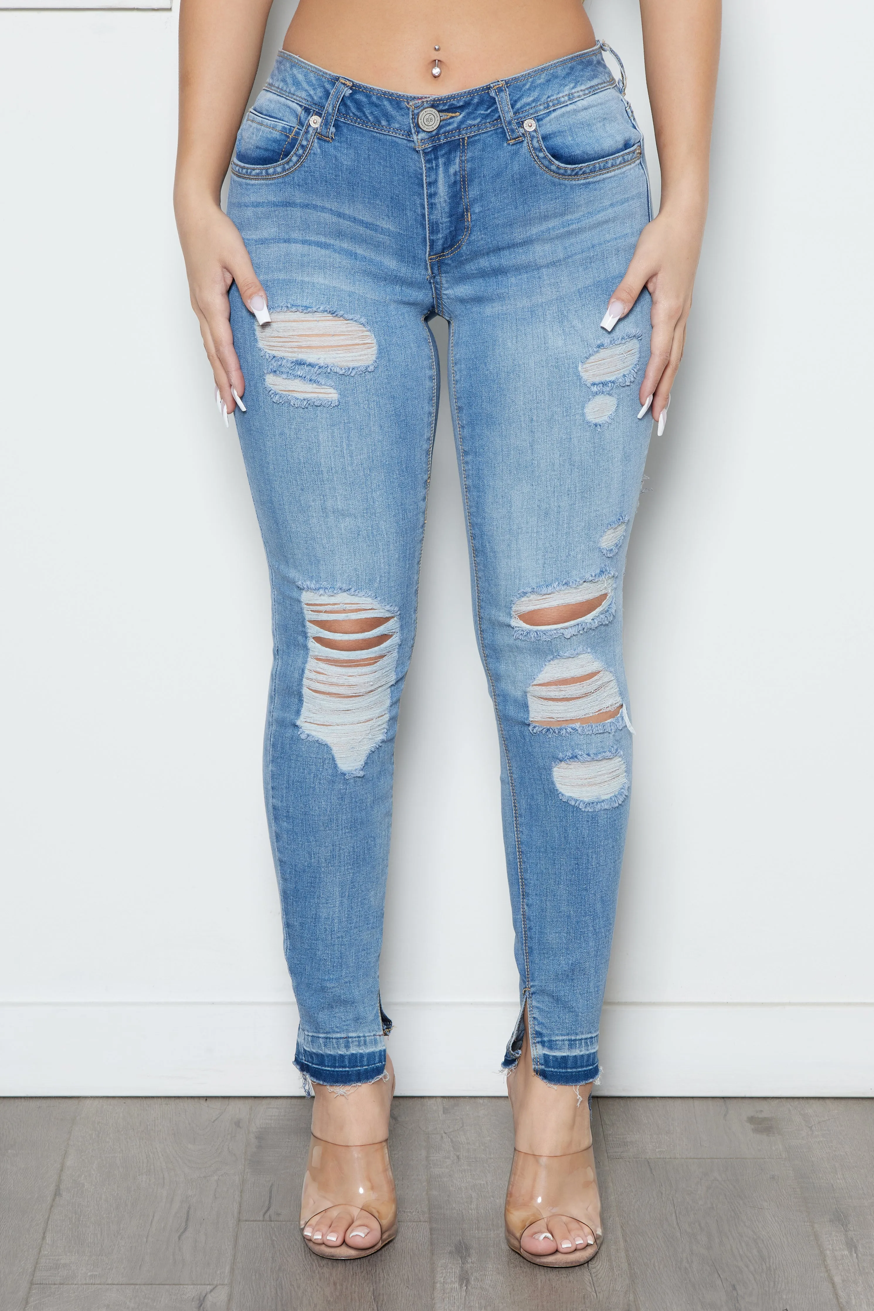 Split Hem Women's Skinny Jean Style Forward