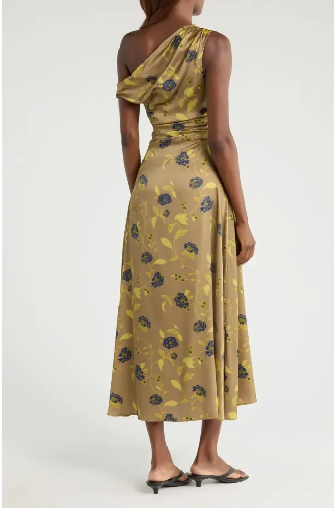 STAUD PHARE SILK DRESS Lightweight insulation Contemporary Cut