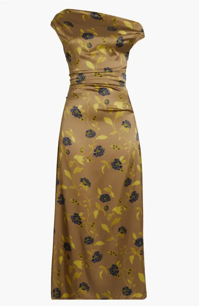 STAUD PHARE SILK DRESS WideNeckOpening HypoallergenicMaterial