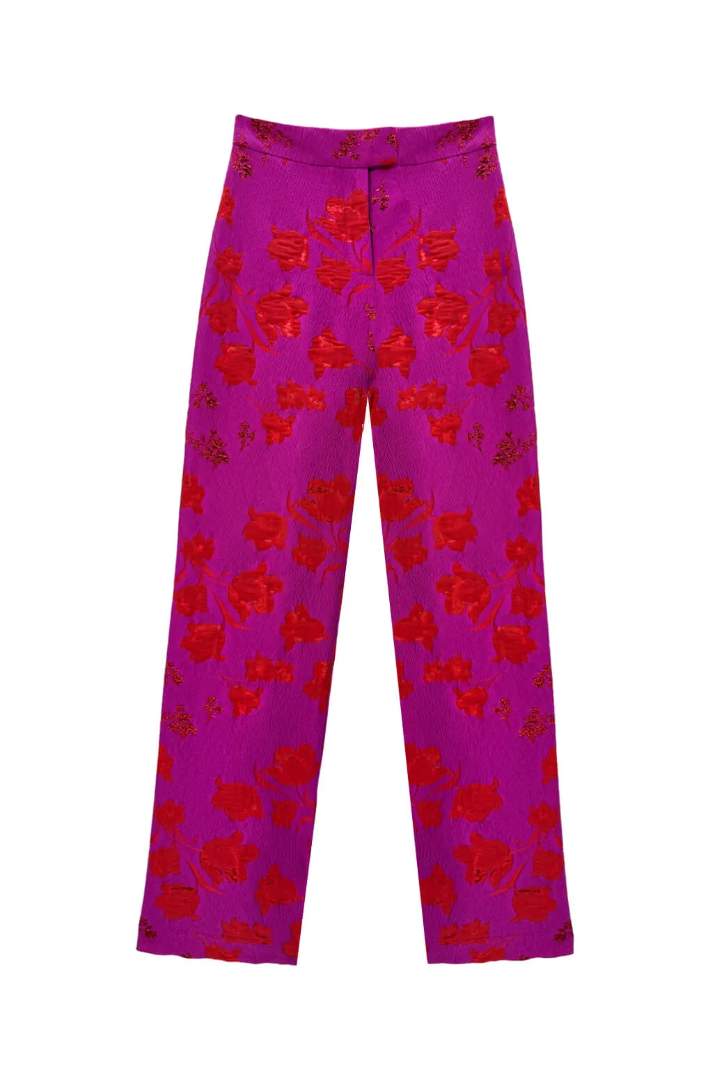 Tate Trousers - Rani Pink No Gap Waistband Classic Comfort