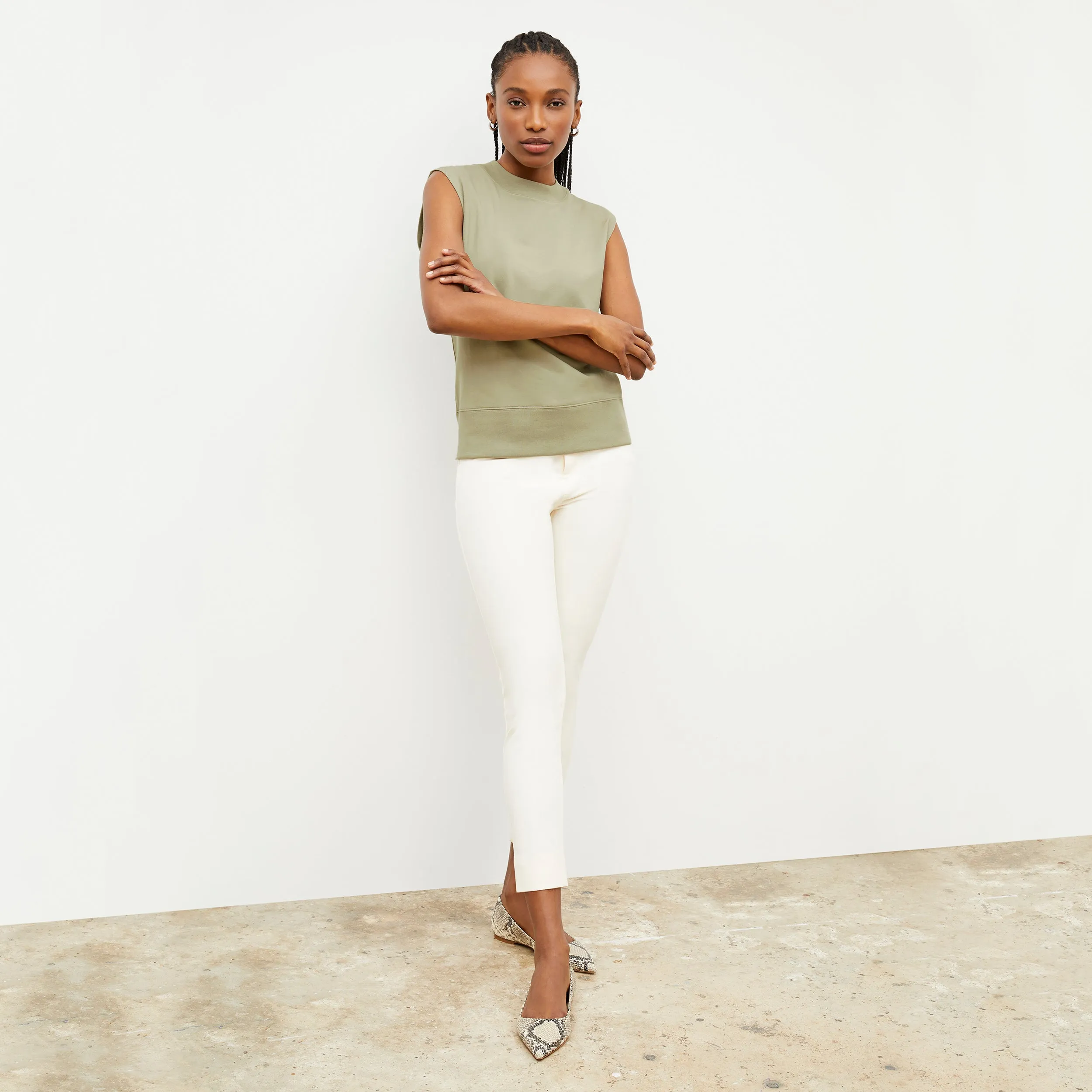 Sammataro Jean - Eco Better Than Denim :: Tusk Minimalist Aesthetic Stretchy Top
