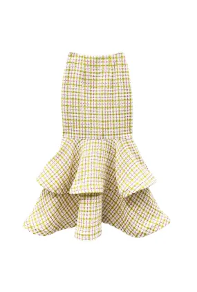 Buru x Old Soul Etiquette The Trumpet Teagan - Spring Tweed High Neckline Structure