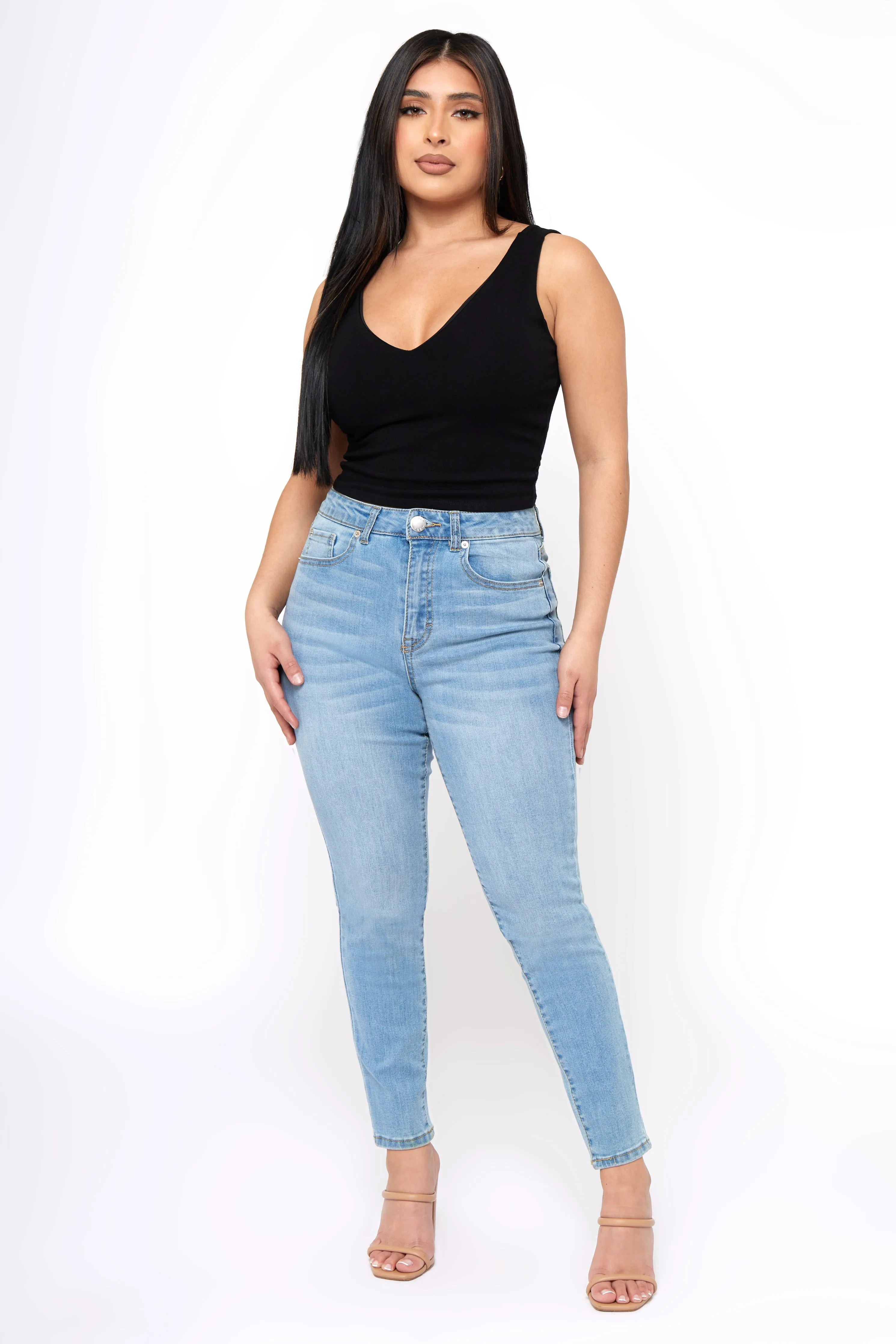 Sporty Style Soft Interior Super High Rise Refuge Fit Destruction Pant