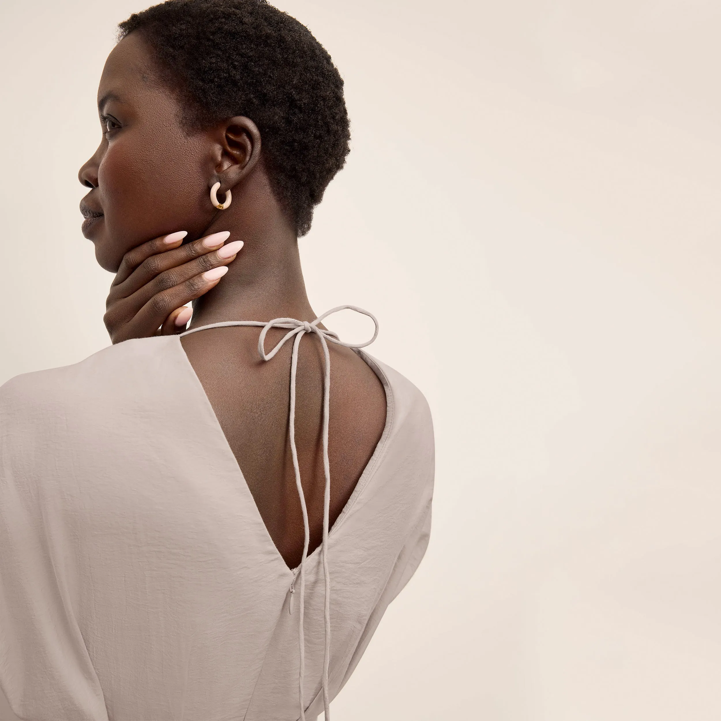 QuickDry Texture Jelina Summer Friday Dress - Voile :: Quartz