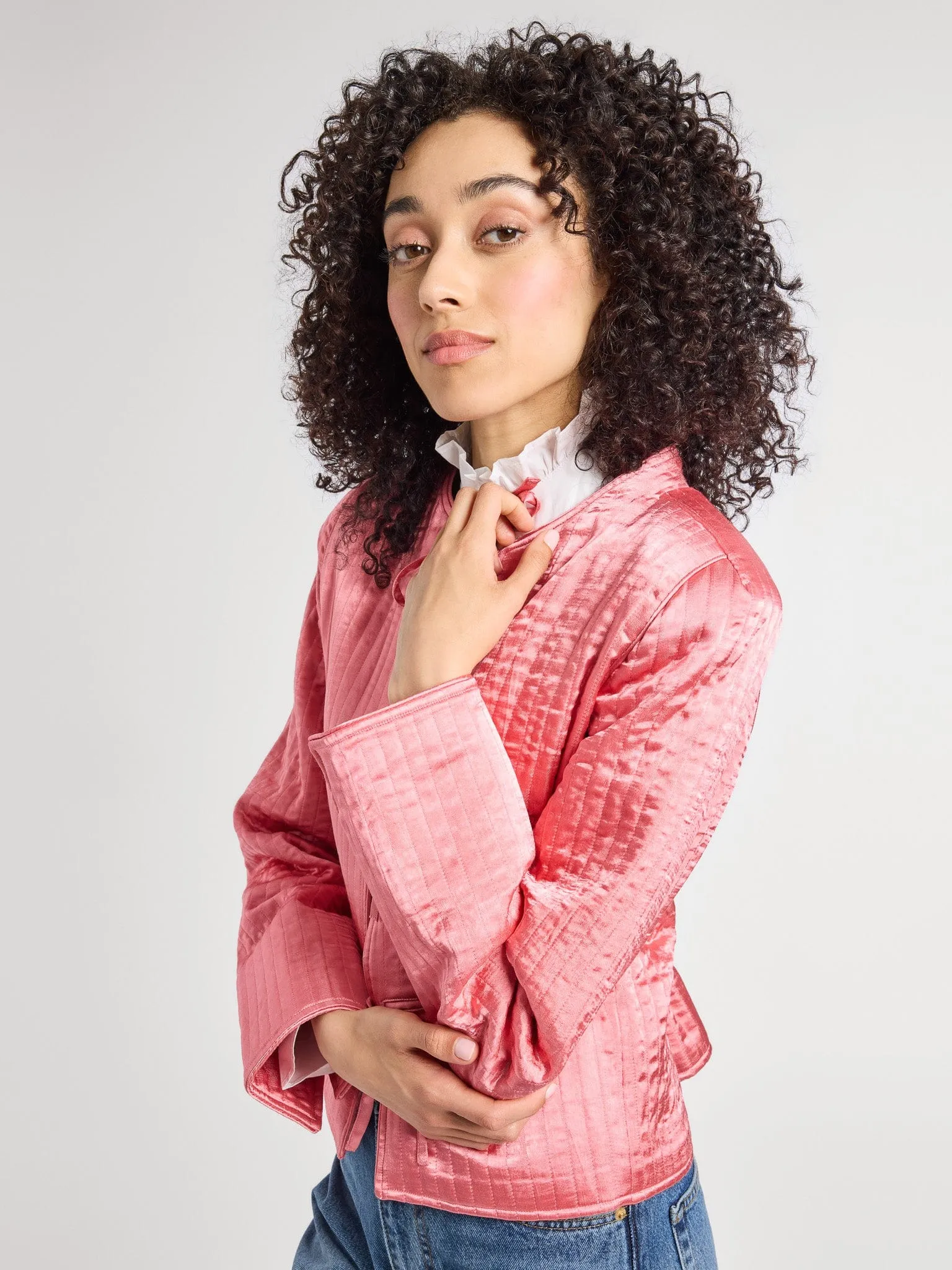 LowImpact Dye Process Sylvie Jacket in Camellia