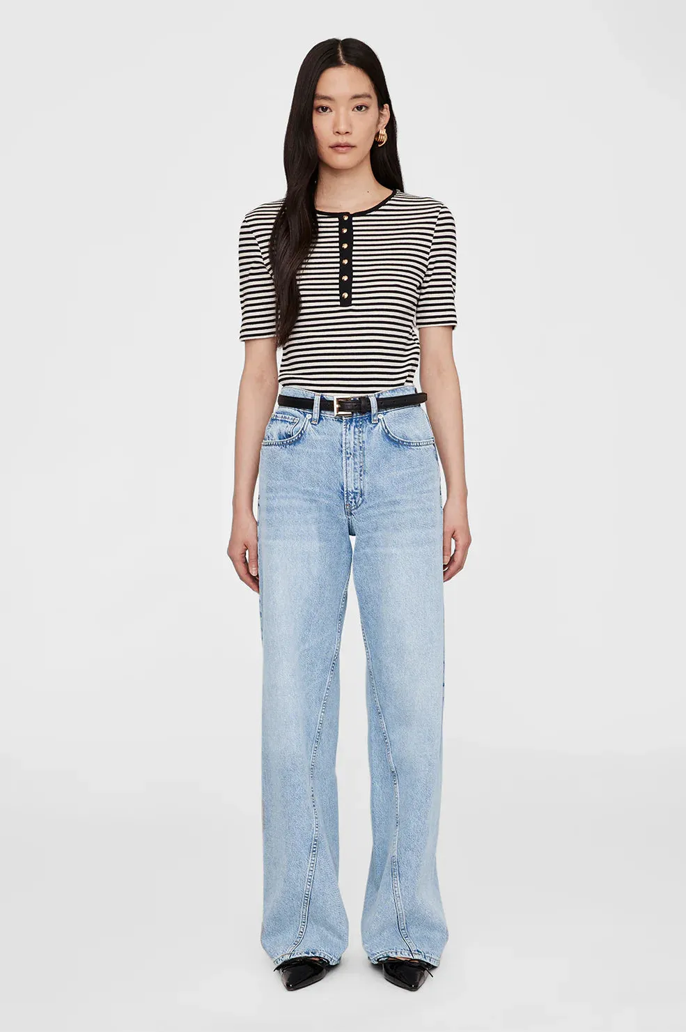 NonRestrictive Cut HypoallergenicConstruction ANINE BING ALESSIA TEE