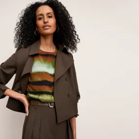 Scotte Moto Trench Jacket - Air Twill - Date Long Sleeve Shirt