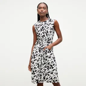 Taylor Dress - Printed Eco Heavy Soft Wave :: Icon Print Colorfast Dye Method DoubleLayered