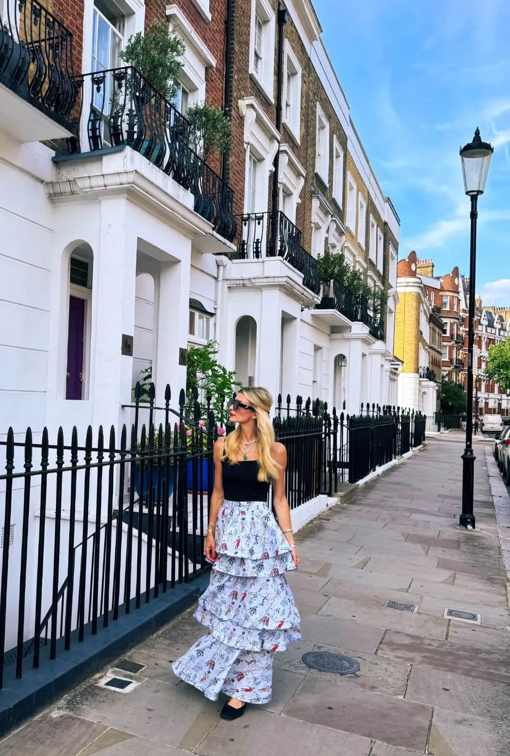 Plus-size option Low-rise style Teagan Skirt - May Day