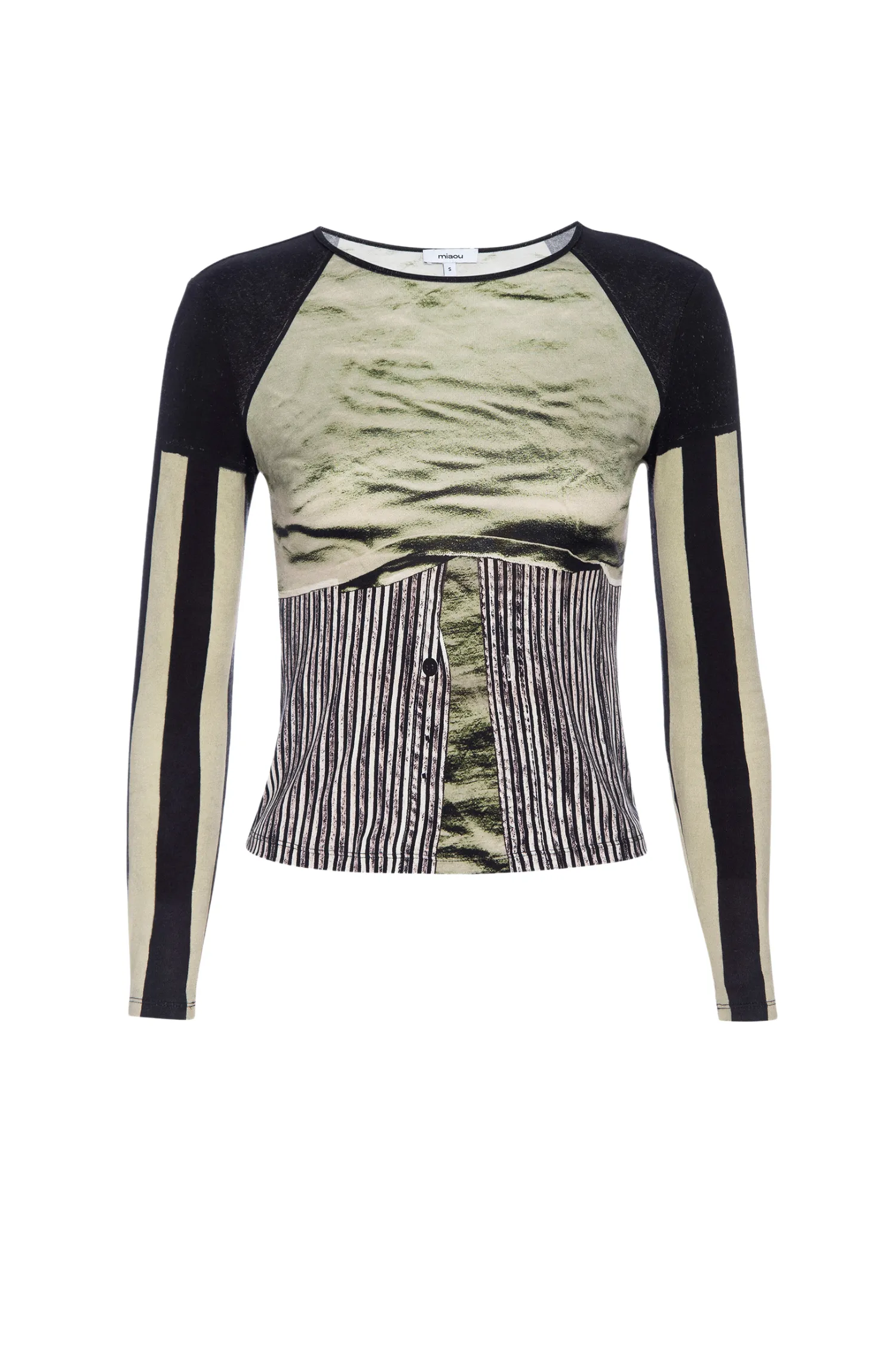 LongWearingComfort LONG SLEEVE TEE - CHEMISES IN VERT