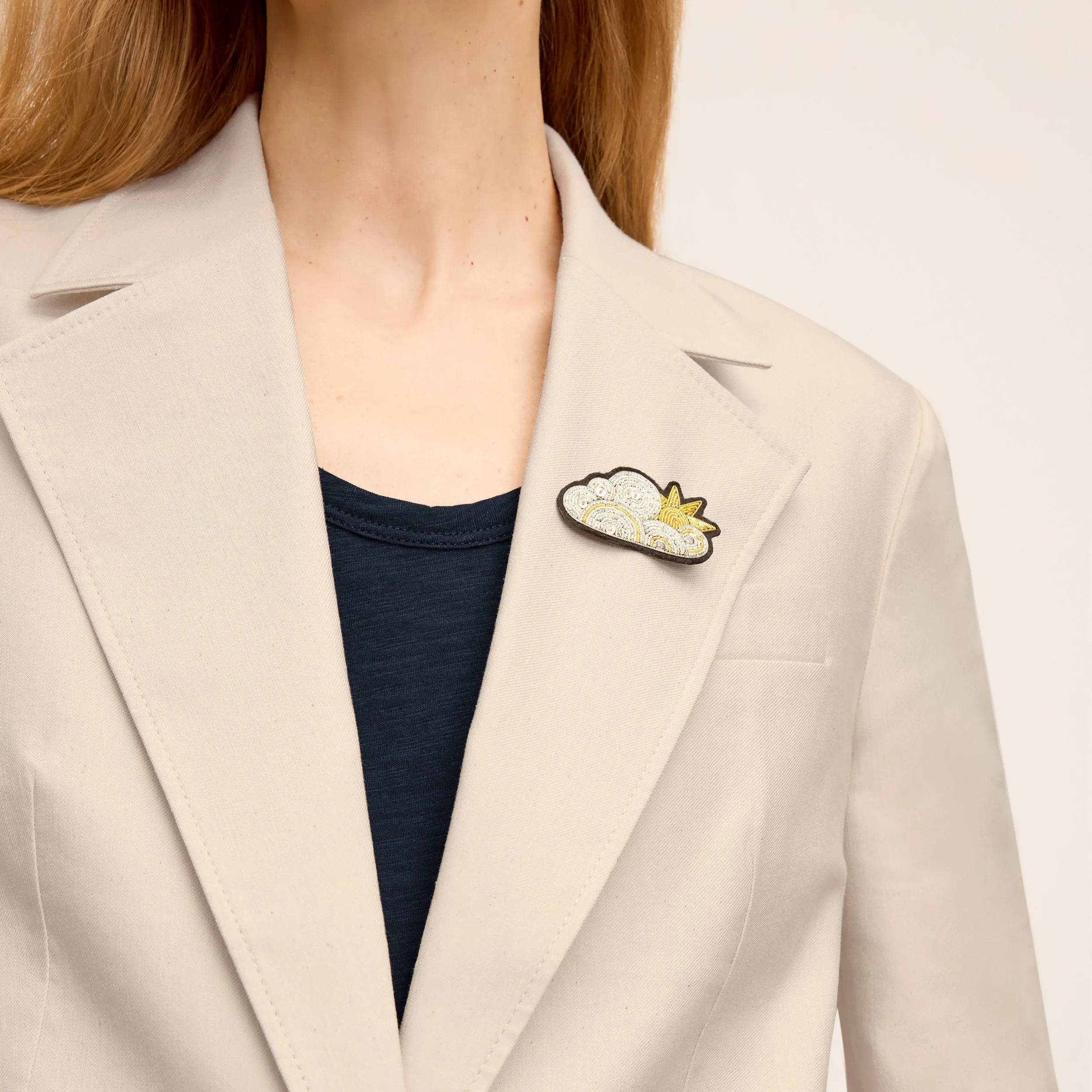 Teddy Breeze Jacket - Cotton Viscose :: Natural Soft Touch Feel Retro design