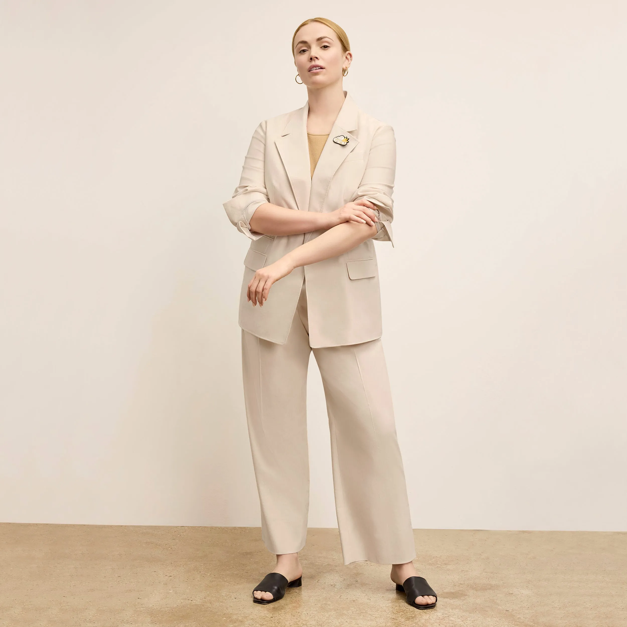 Teddy Breeze Jacket - Cotton Viscose :: Natural QuickDry Texture