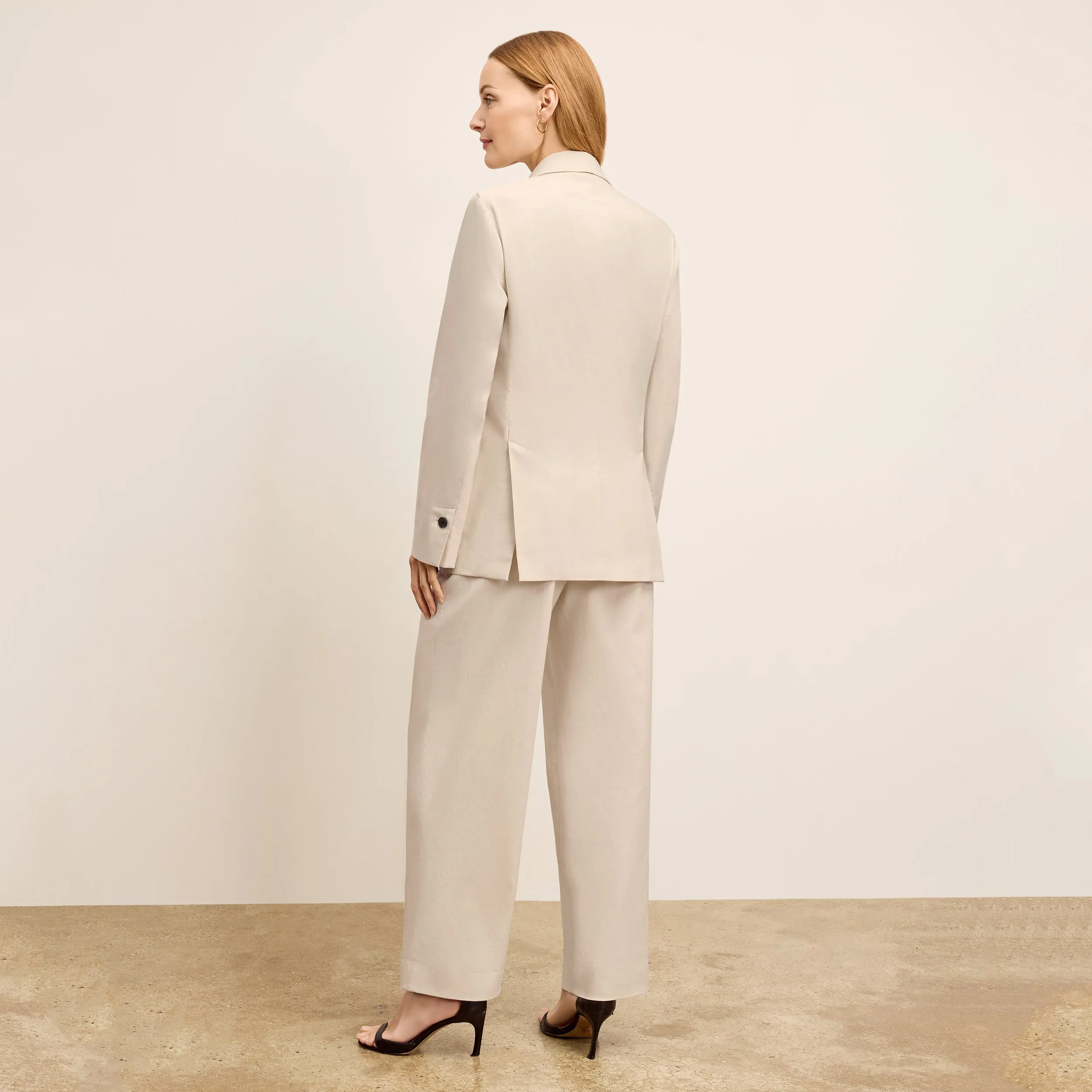 Teddy Breeze Jacket - Cotton Viscose :: Natural DroppedShoulder