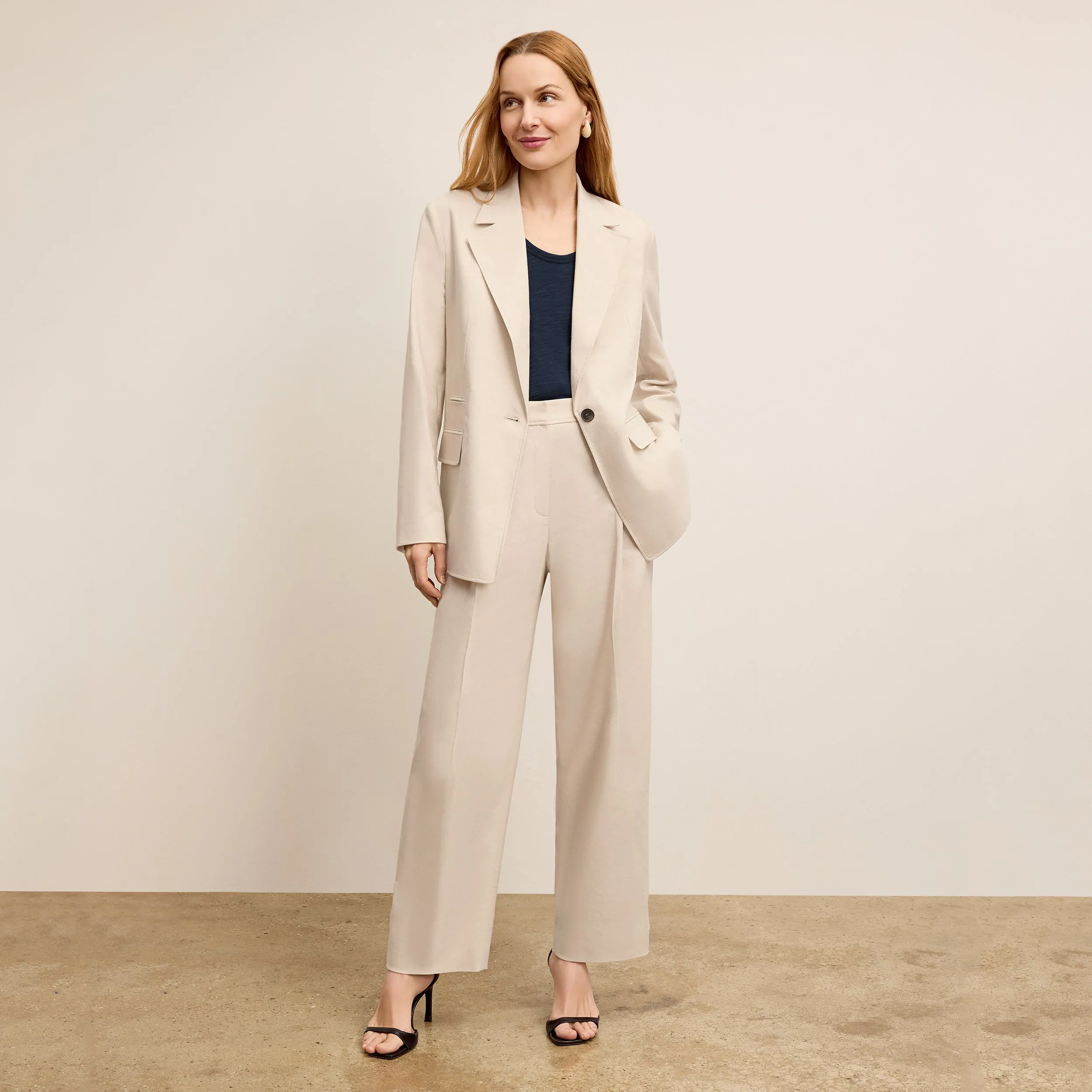 Soft Touch Blend QuickRelease Buckle Teddy Breeze Jacket - Cotton Viscose :: Natural