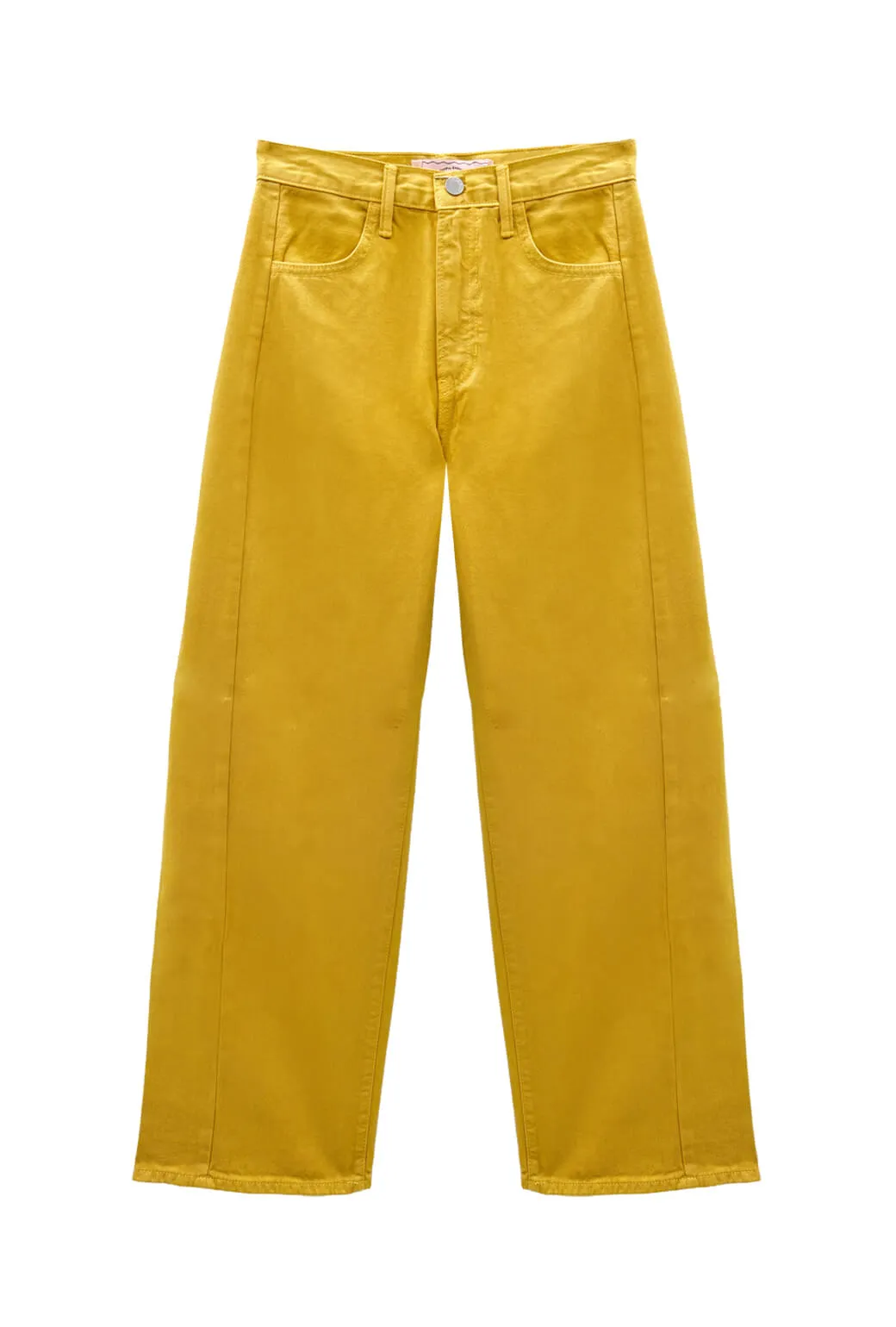 AthleticInspired Breathable Microfiber Horseshoe Jeans - Ochre