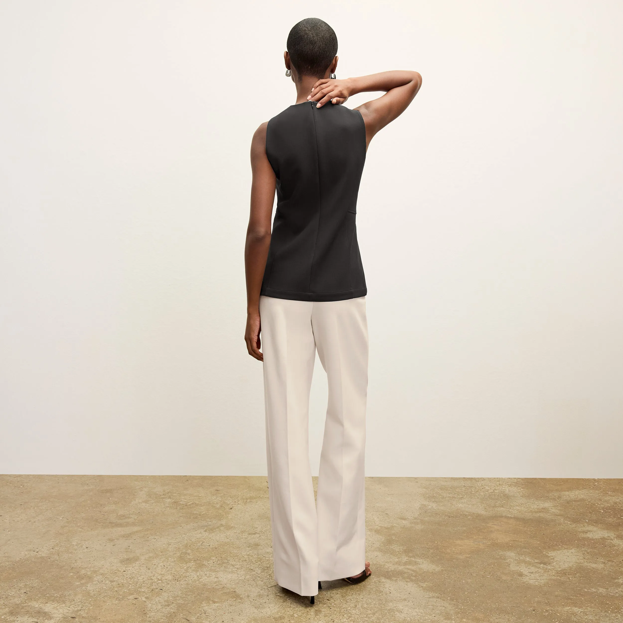 AntiPilling Technology Lucia Top - Flex Suiting :: Black