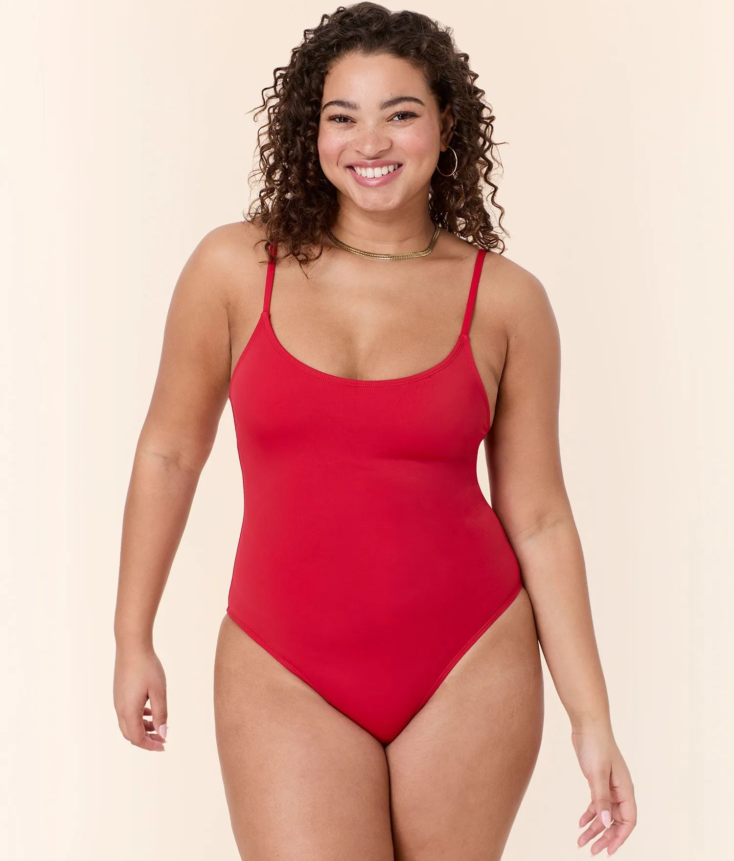 Sublimation Print Ready The Amalfi One Piece - Eco Nylon - Cherry Red - Classic