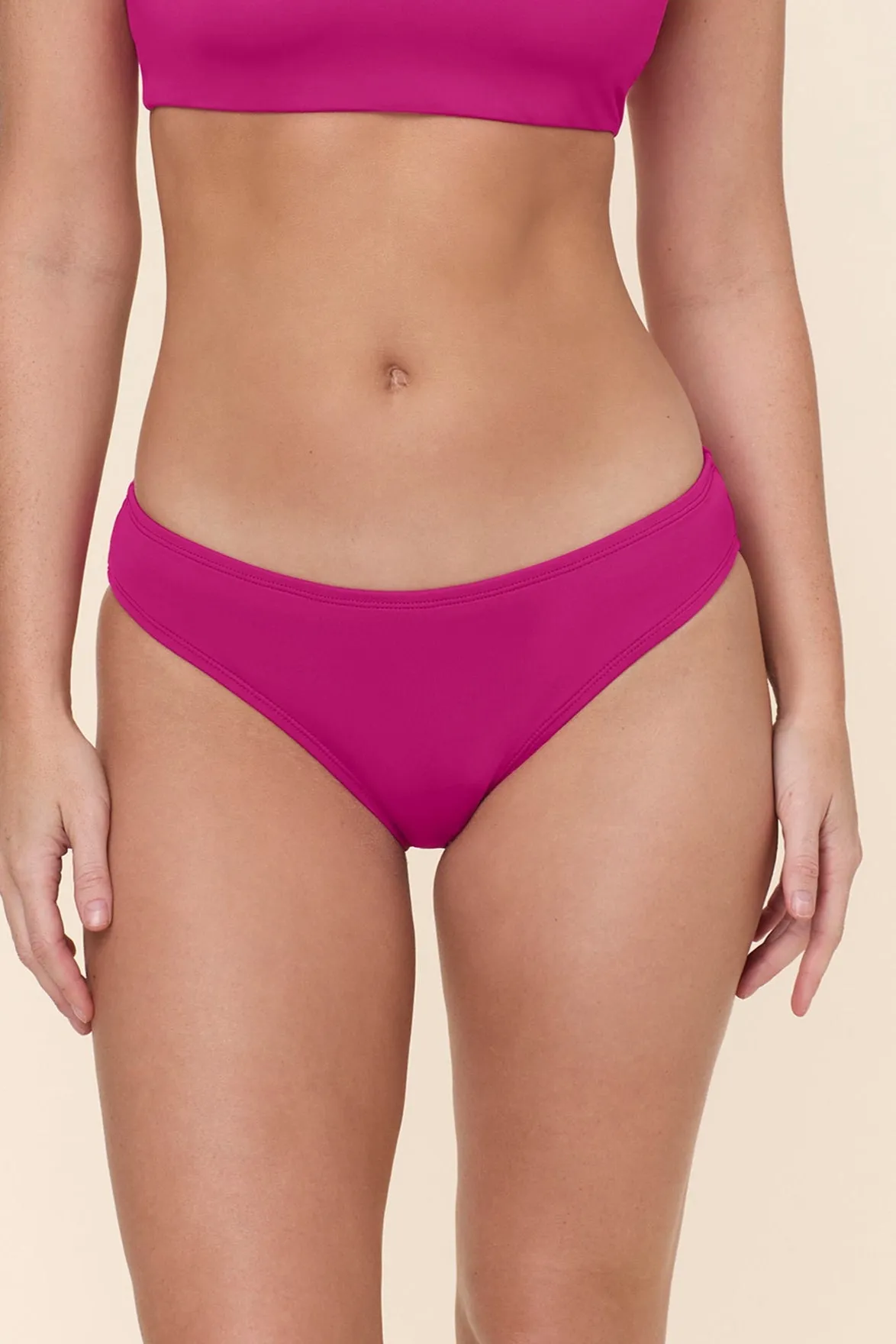 Quick Release Buckles Sunny Days The Classic Bikini Bottom - Eco Nylon - Fuchsia