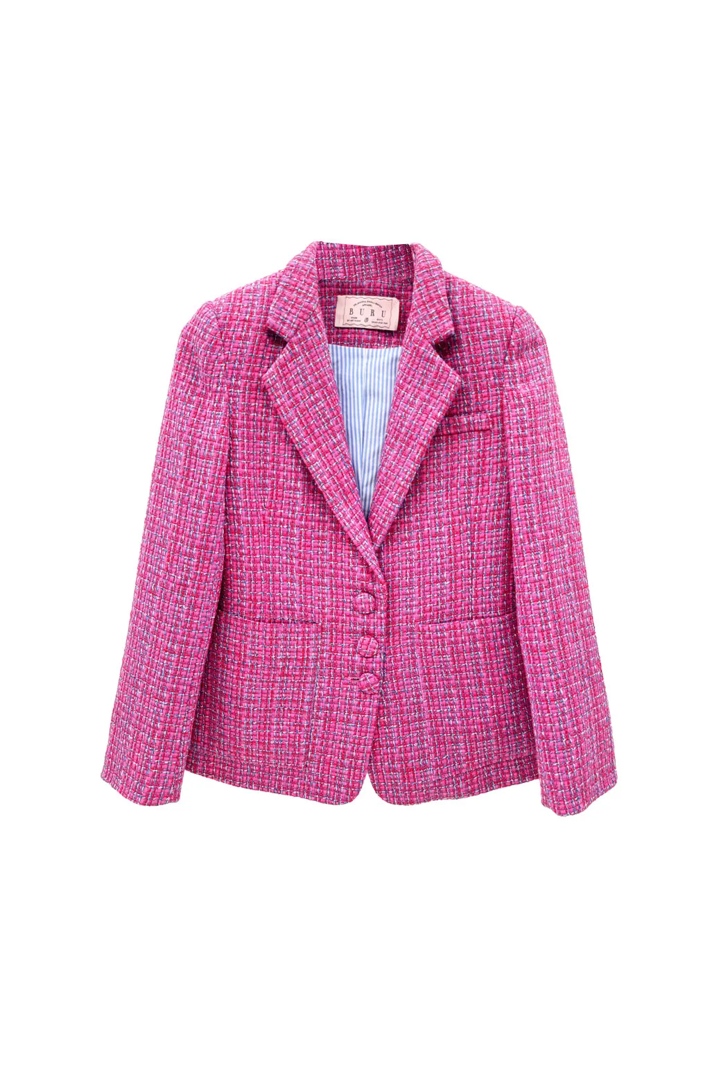 The Classic Blazer - Pink Tweed All Occasion