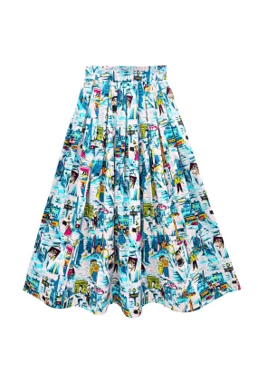 AntiStaticFinish NonSlipGrip The Gen Skirt - Paris in the Springtime