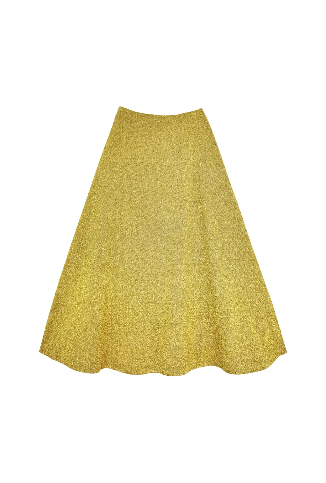 Low Profile Waistband The Laura Skirt - Gold Sparkle