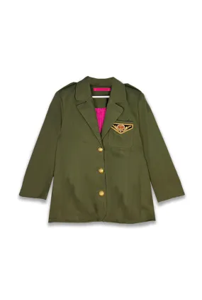The Military Blazer - Olive Green NonIrritatingEdges