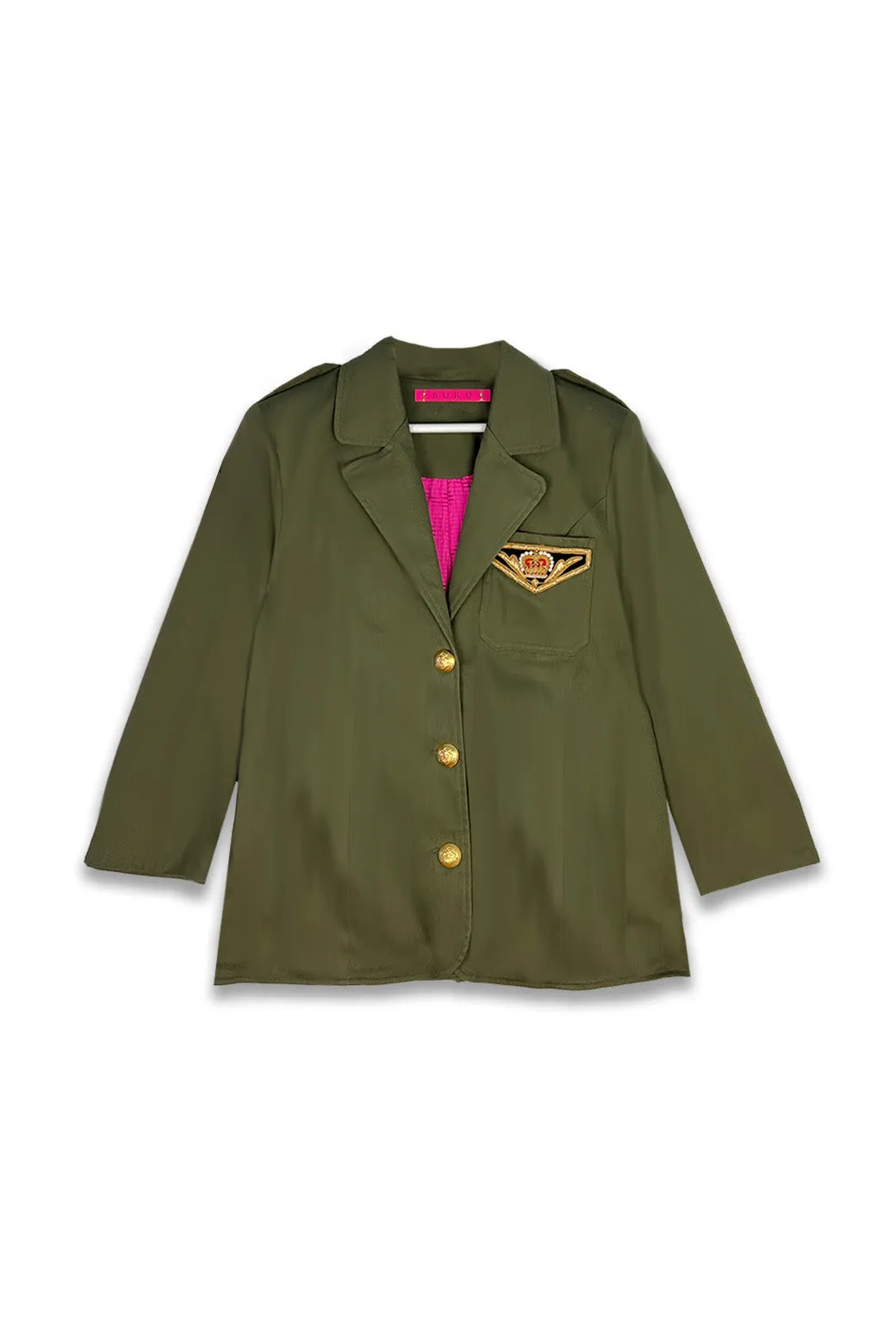 The Military Blazer - Olive Green NonIrritatingEdges
