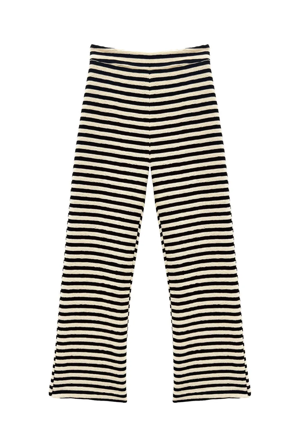 The Paley Pant - Black Striped Terry Multi-way wear ReinforcedBeltLoops
