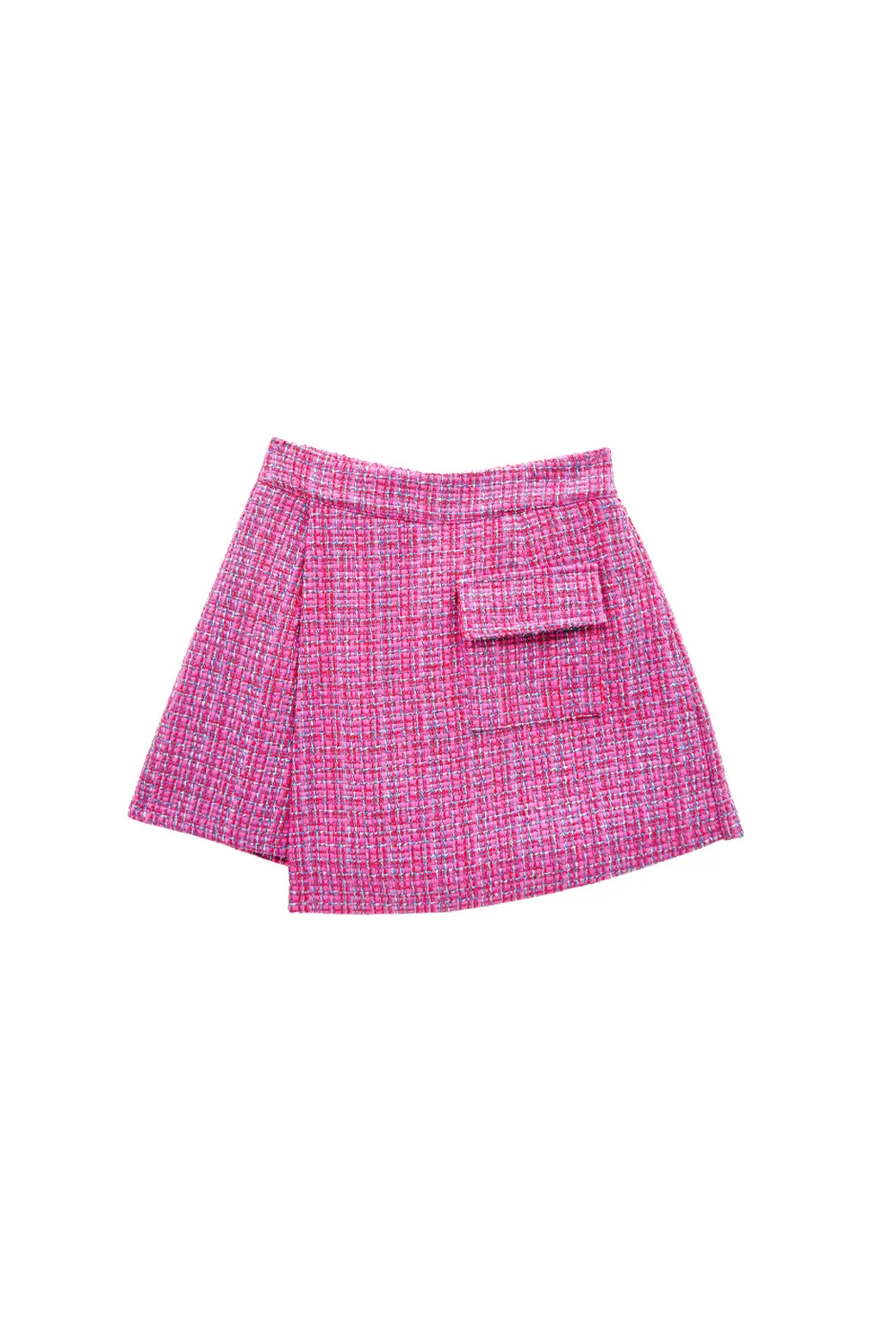 Sophisticated Look The Serena Skort - Pink Tweed