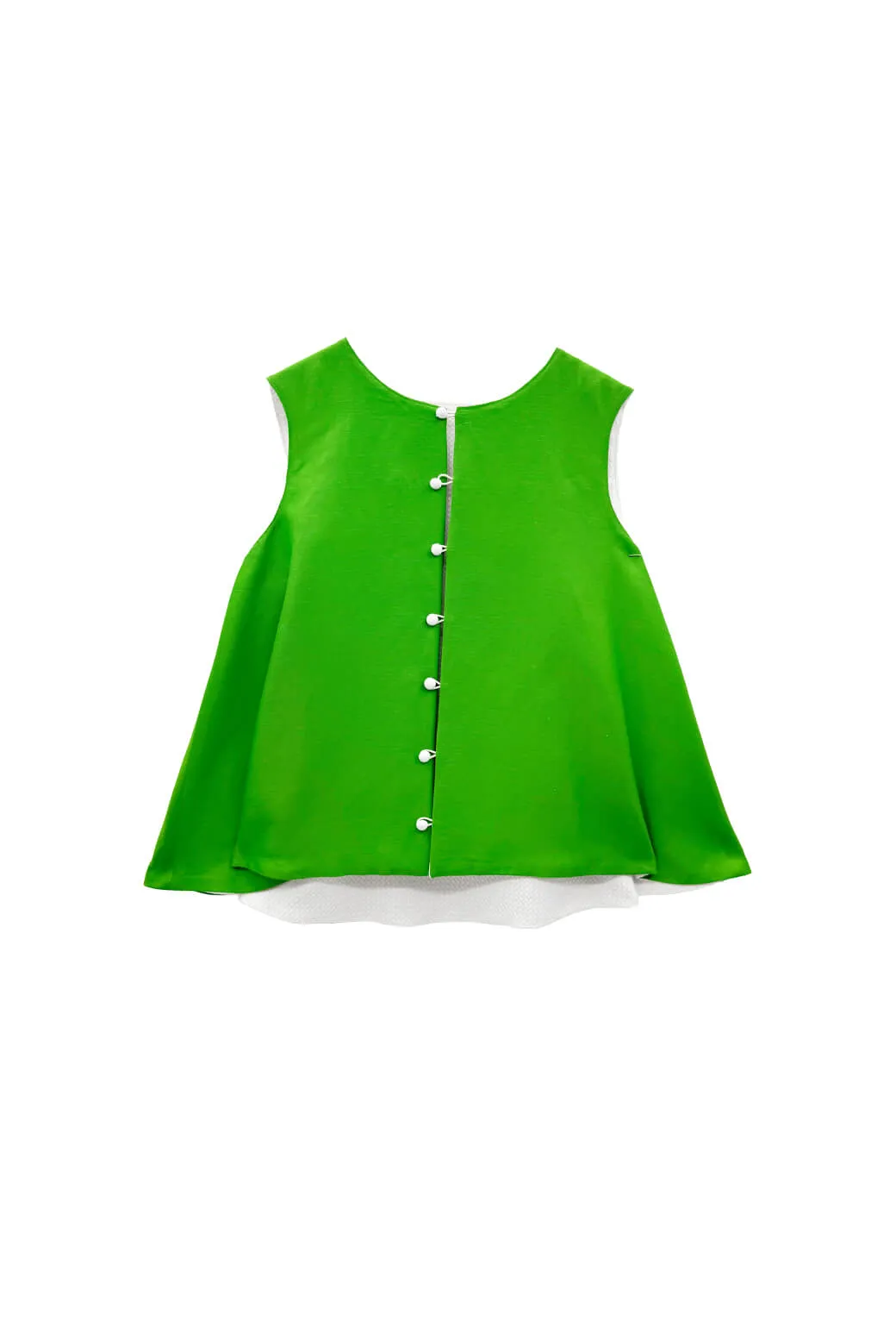 NonRestrictiveCollar The Swing Top - Green Faille
