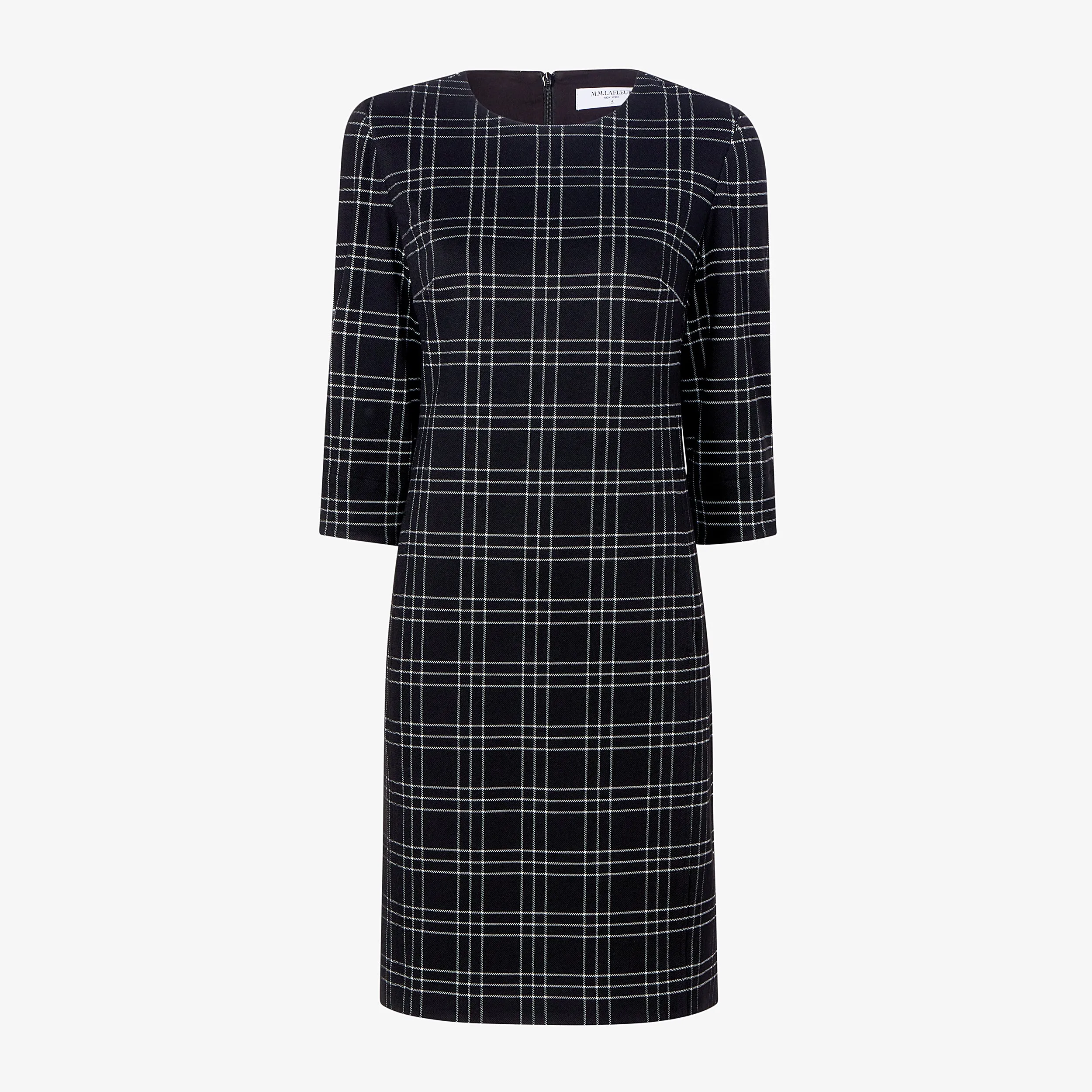 Lancia Travel Dress - Knit Suiting :: Plaid Slim Fit Shirt