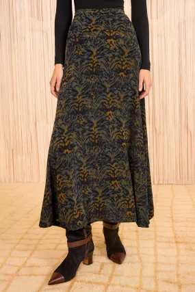 MoistureWicking Material Wicking Inner Lining ULLA JOHNSON PAOLA JERSEY HIGH WAIST MIDI SKIRT