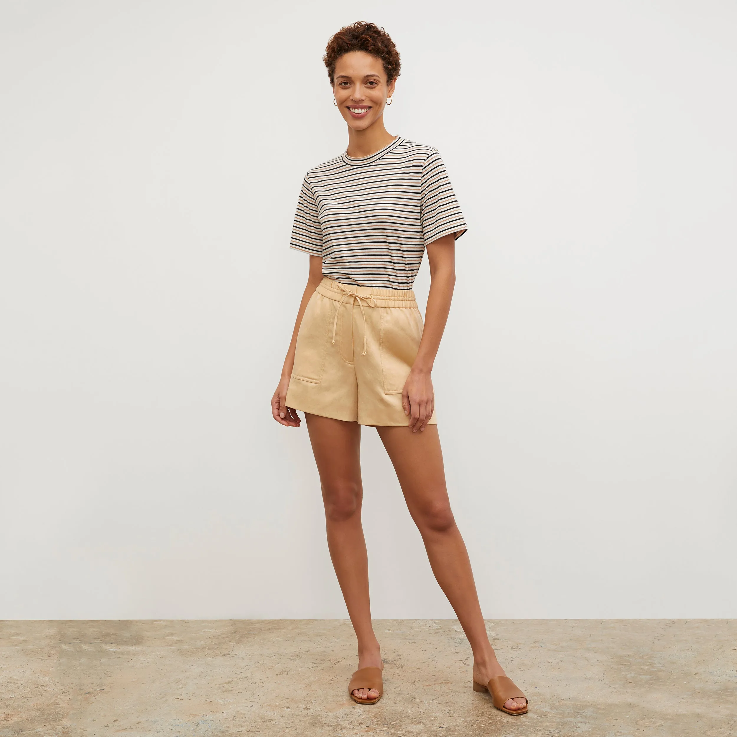 Adina Short - Everyday Twill :: Butter Drop Shoulder