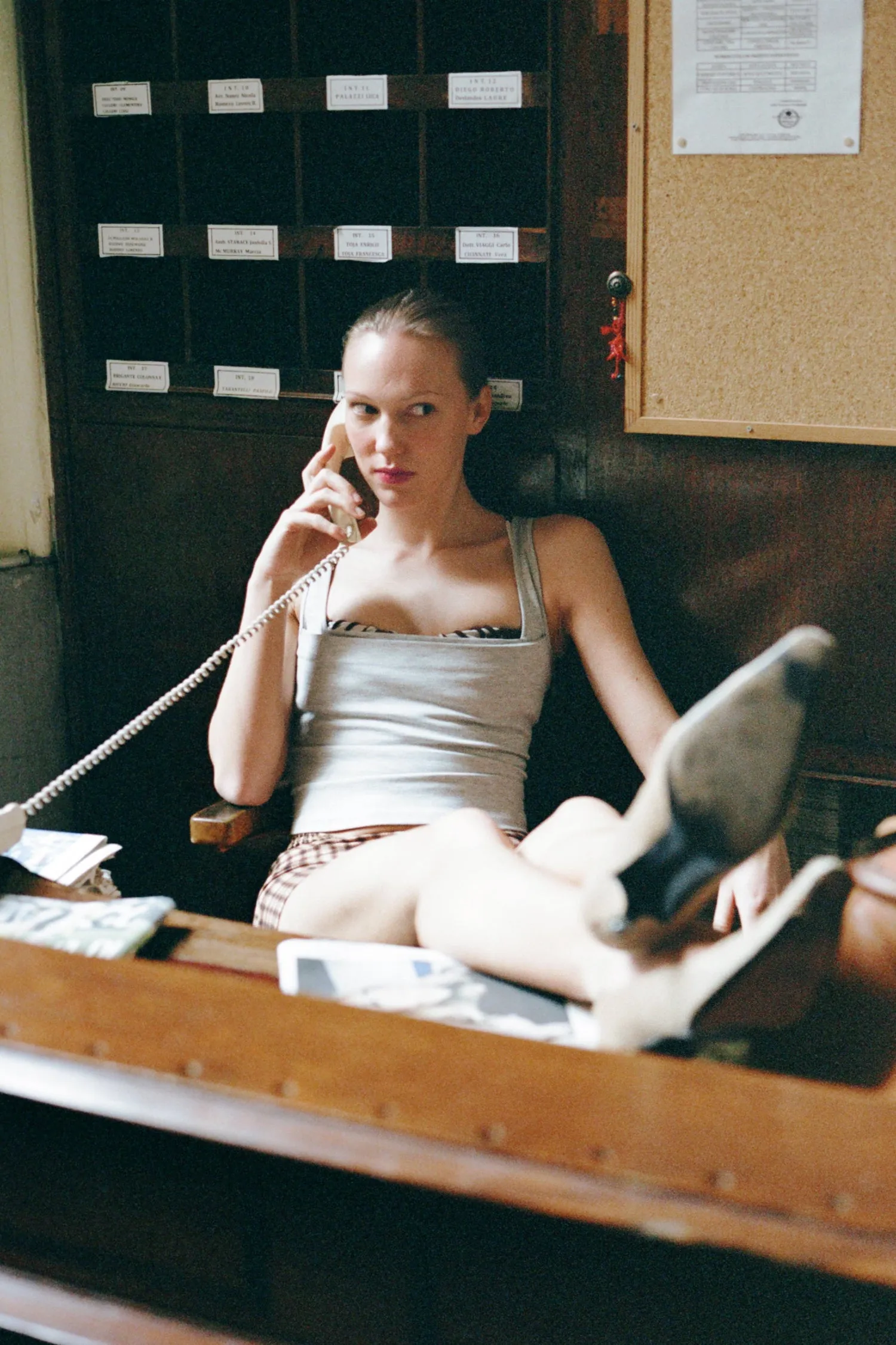 Hot Weather LUNA TOP - HEATHER GREY