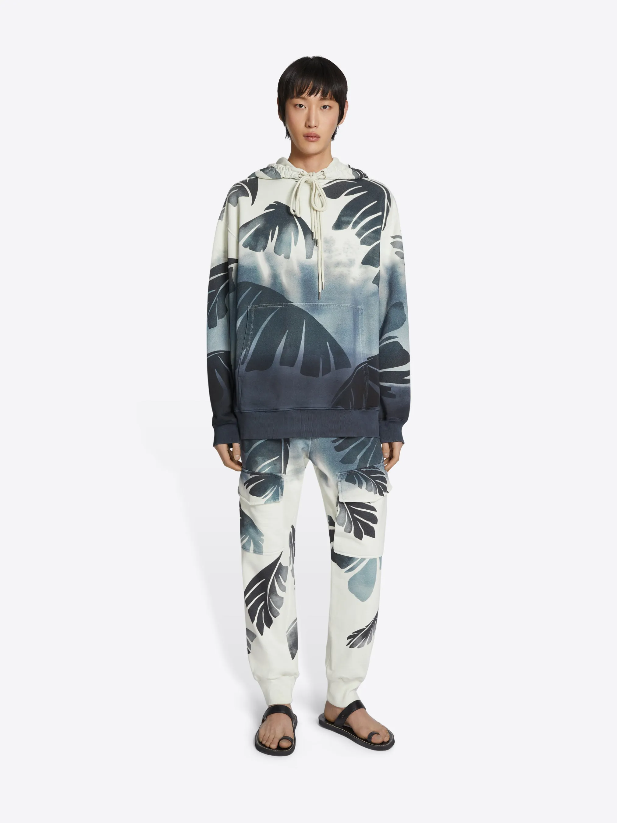 Windproof Design Printed sweatpants