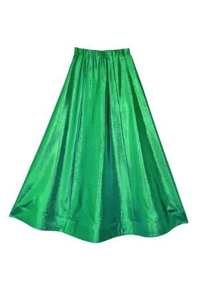 OdorResistantTreatment SAMPLE - Birthday Guest Skirt - Green Lame