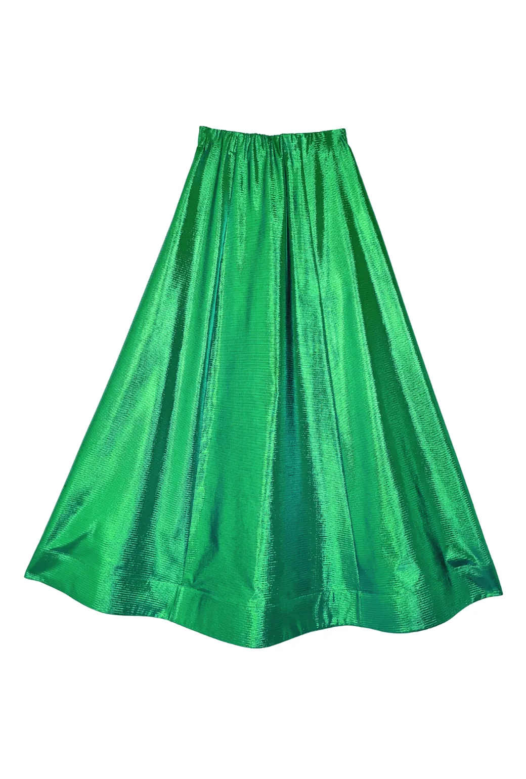 OdorResistantTreatment SAMPLE - Birthday Guest Skirt - Green Lame