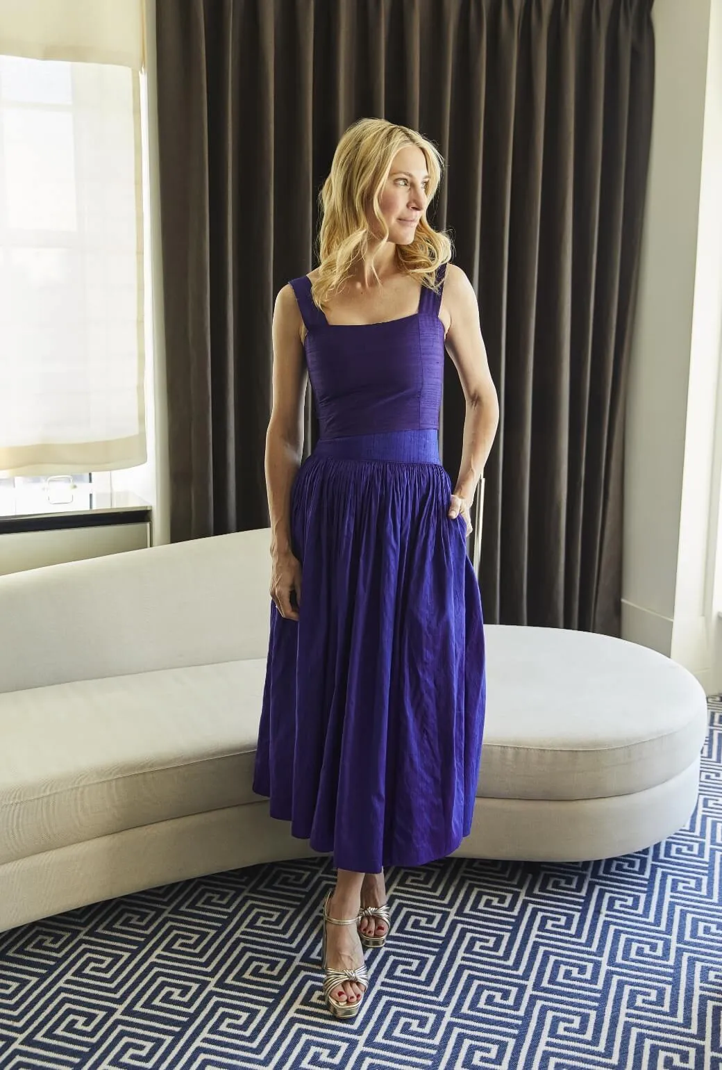 Thermal Regulation System TaglessCollar Buru x Kristin Kennedy Bella Bustier - Violet Silk