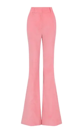 Ianthe Flare Pant in Rosa Sea Island Cotton Corduroy BiodegradableFabric