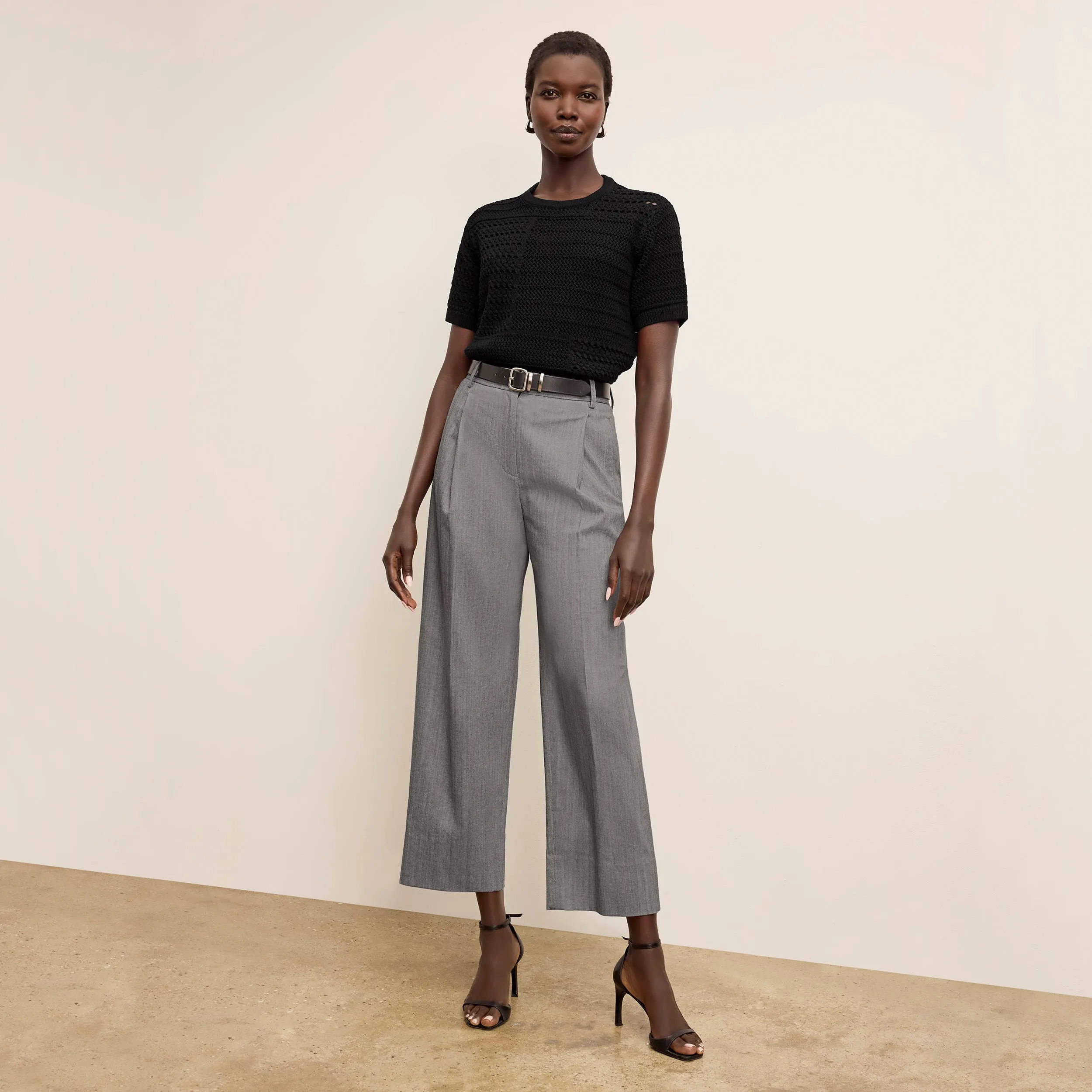 Sina Top - Crochet Knit :: Black Work Friendly