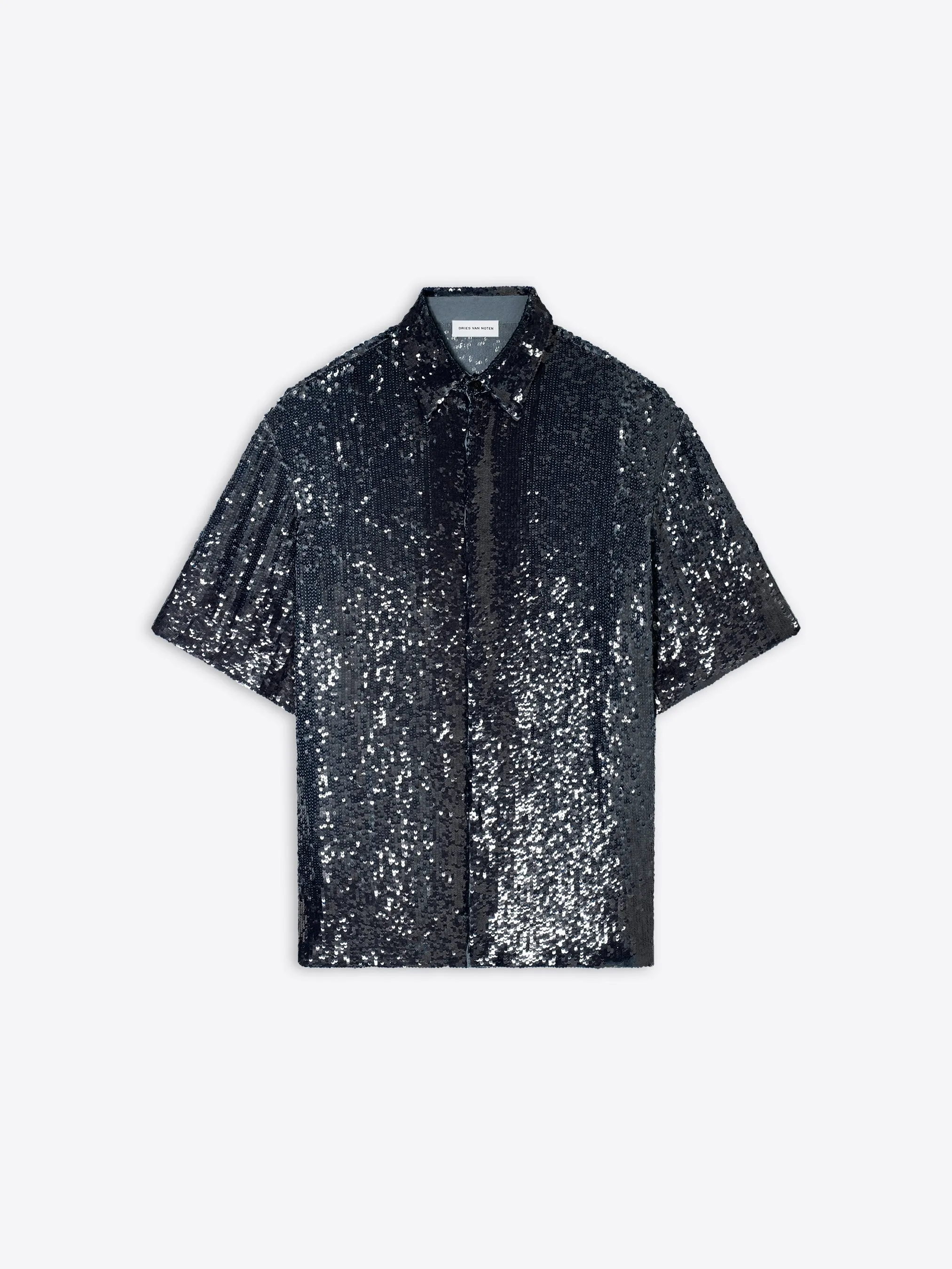 AbrasionResistant Surface WrinkleFree Weaving Embellished shirt