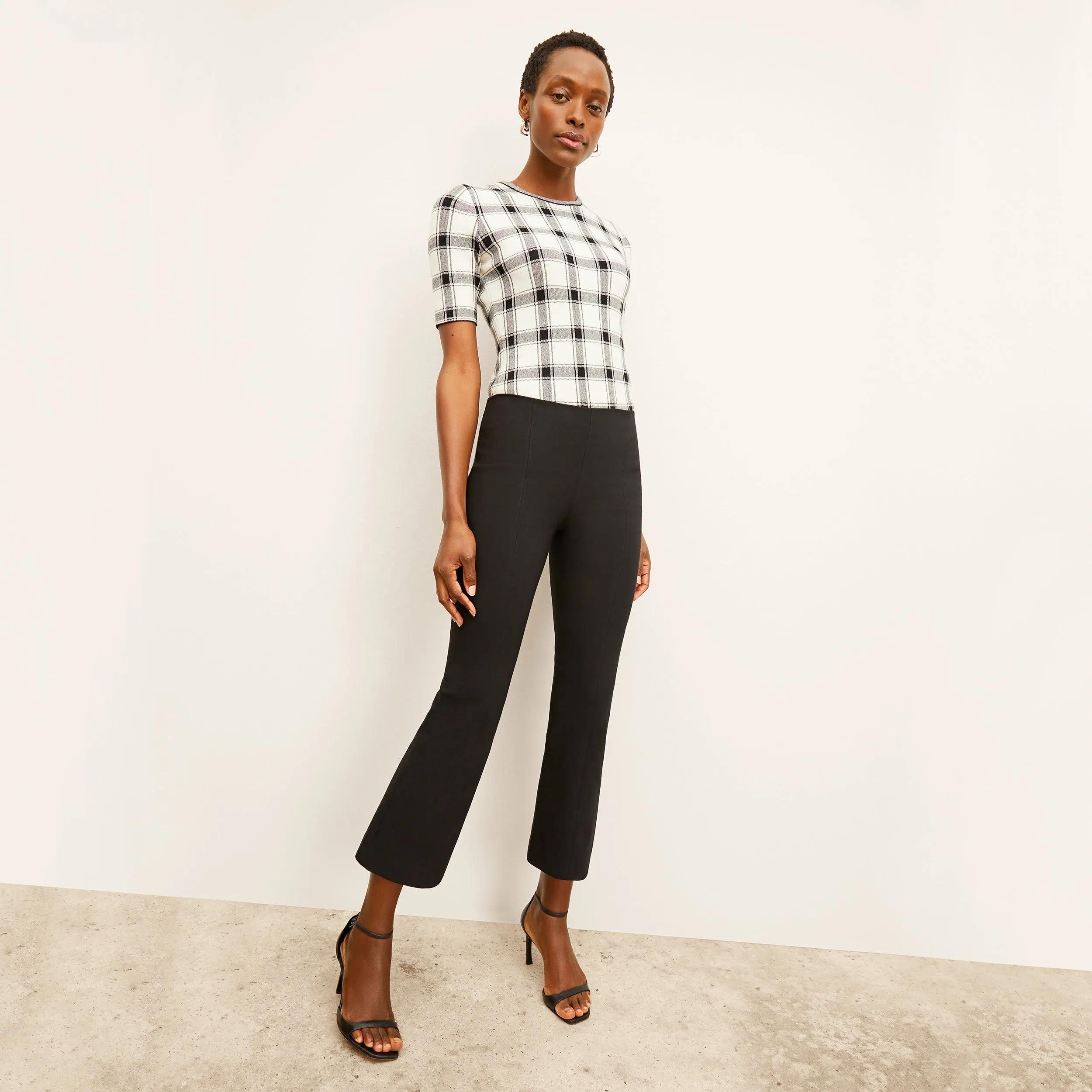 Choe Top - Eco 365Knit :: Bold Check Odor Resistant Coating