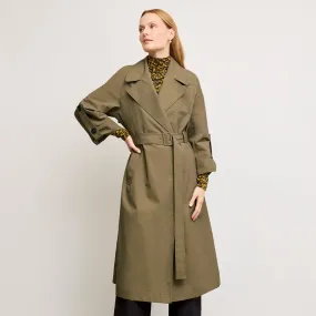 Curtis Statement Trench :: Bancha Green BreathableFabricTech